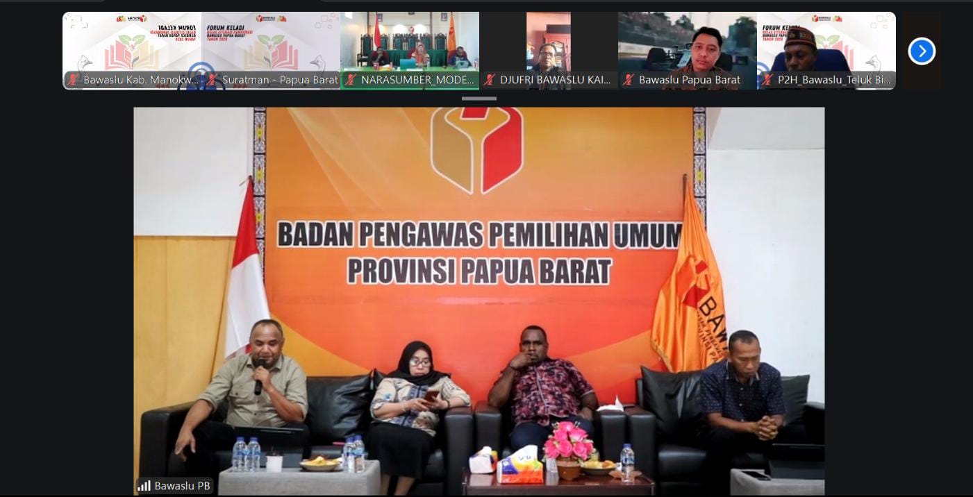 Zoom Meeting Kelas Literasi Demokrasi Seri XIX