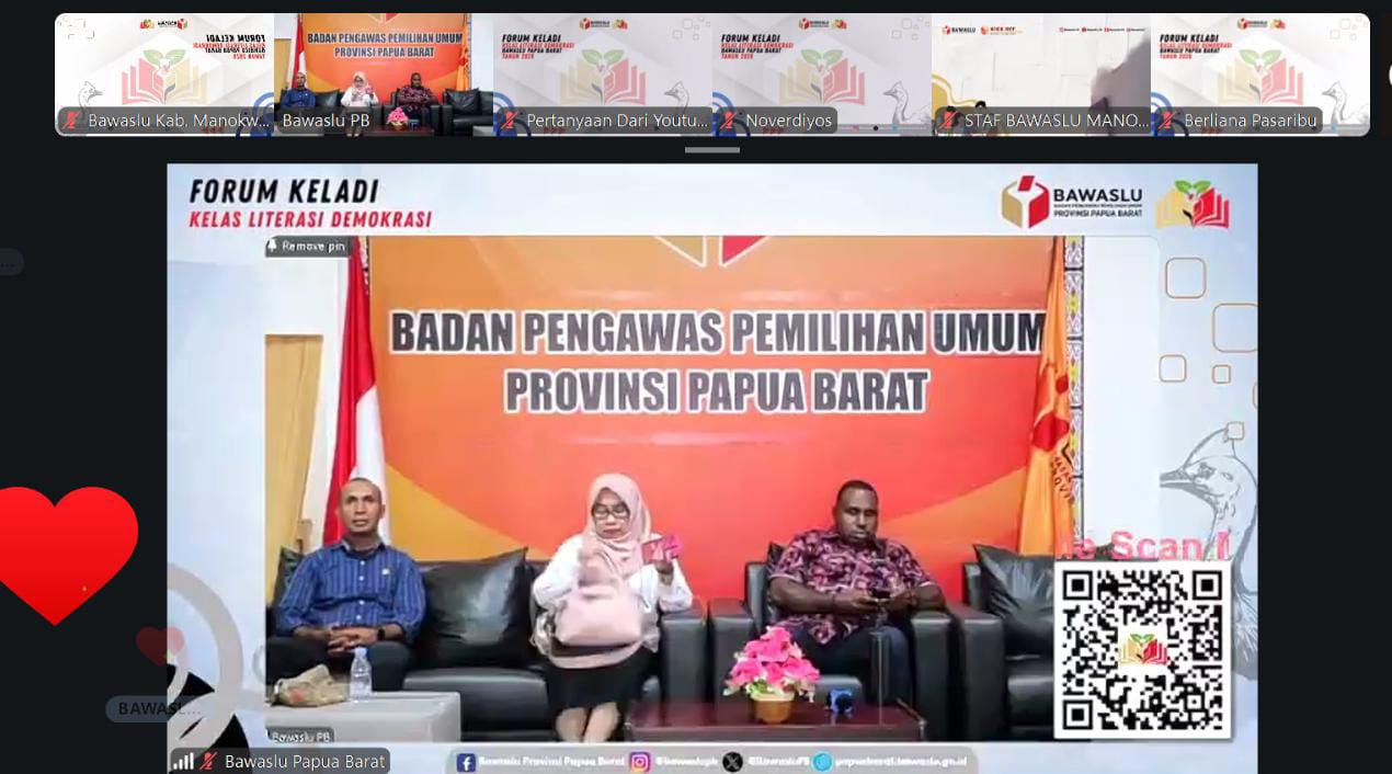 Zoom Meeting Kelas Literasi Demokrasi Seri XVII