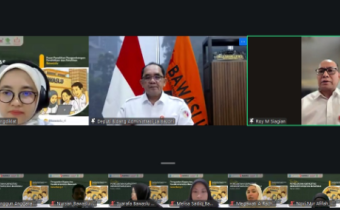 Zoom Meeting Penguatan Sekretariat Bersama Bawaslu RI