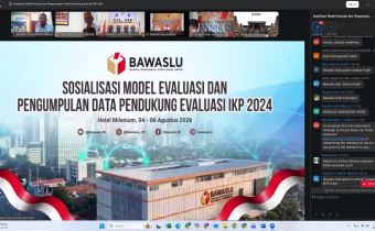  Sosialisasi Model Evaluasi dan Pengumpulan Data Pendukung Evaluasi Indeks Kerawanan Pemilu (IKP) 2024