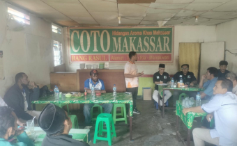 Ketua Bawaslu Manokwari, Samsudin Renuat Melakukan Konsolidasi Demokrasi Bersama KAHMI Kabupaten Manokwari